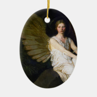 Adorno De Cerámica Pintura de ángel antiguo de Abbott Handerson Thaye