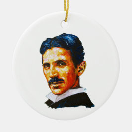 Adorno De Cerámica Pintura de Nikola Tesla