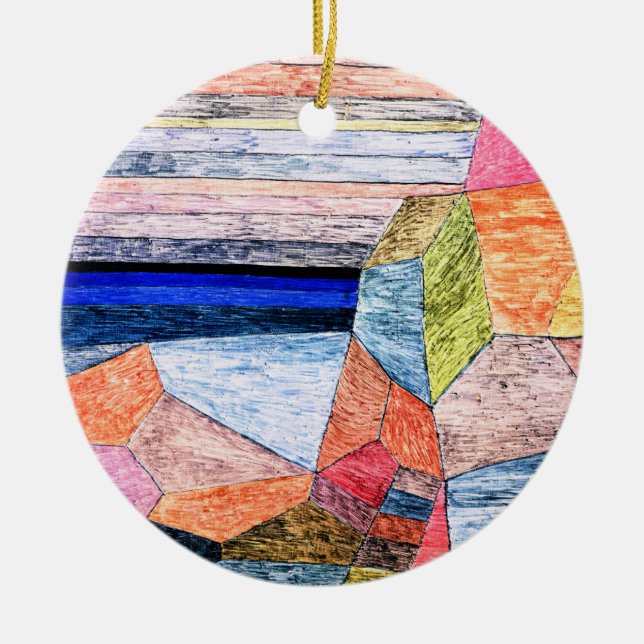 Adorno De Cerámica Pintura de Paul Klee, Promontorio Ph. (Frente)