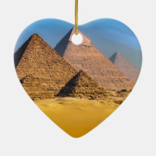 Adorno De Cerámica Pirámides
