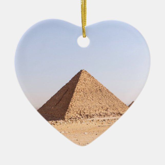 Adorno De Cerámica Pirámides De Egipto (Frente)