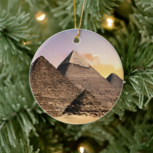 Adorno De Cerámica Pirámides De Giza Viaje Egipto Foto