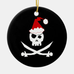 Adorno De Cerámica Pirata Santa