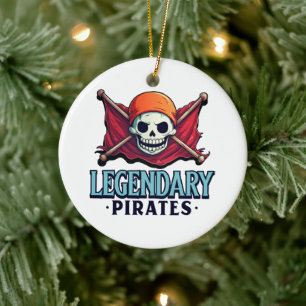 Adorno De Cerámica Piratas legendarios