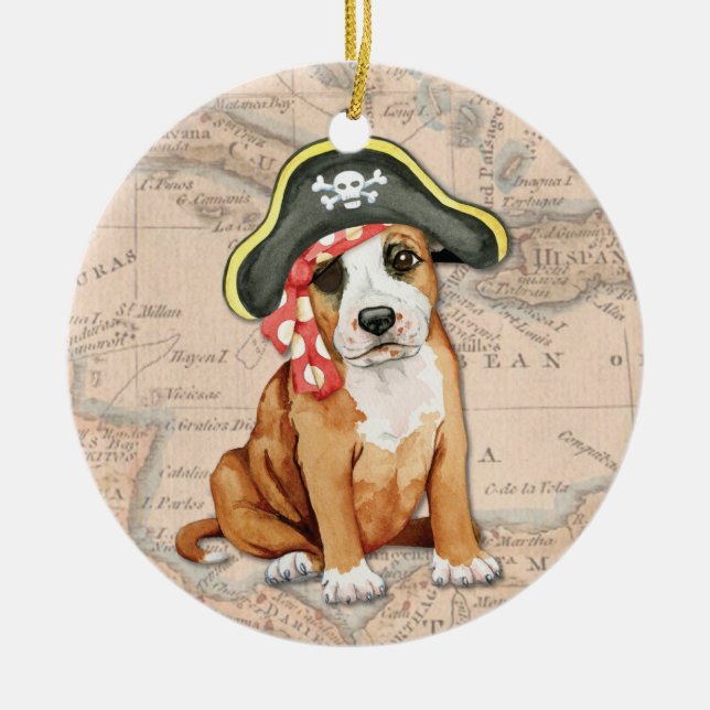 Adorno De Cerámica Pirate Stafford (Frente)