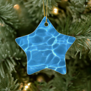 Adorno De Cerámica Piscina azul Aqua