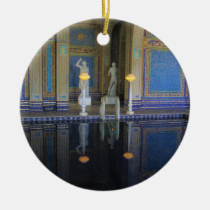 Adorno De Cerámica Piscina romana en el Castillo Hearst, California