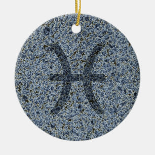 Adorno De Cerámica Piscis