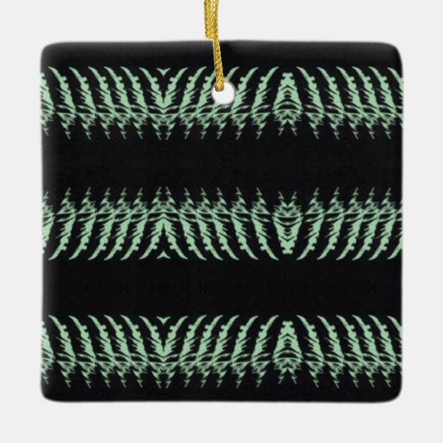 Adorno De Cerámica Pista de invierno 6 | MERRY NAVIDAD | m3galleryStu (Anverso)