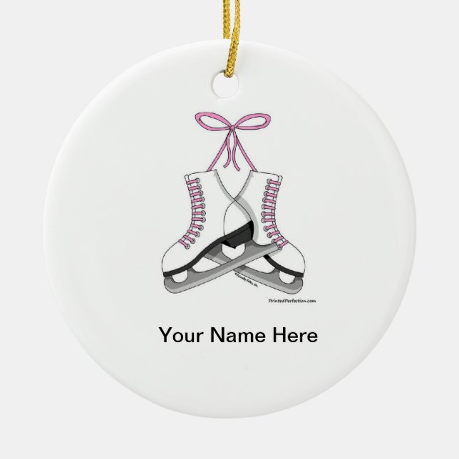 Adorno De Cerámica Pistas de hielo - Mujeres (Frente)