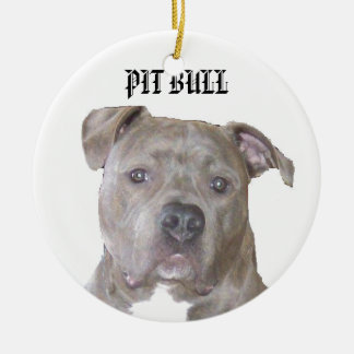 ADORNO DE CERÁMICA PITBULL