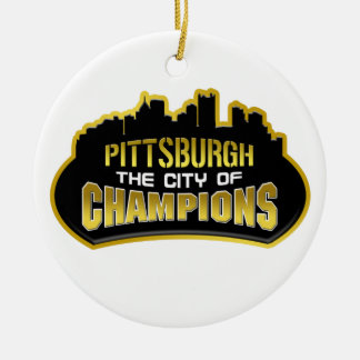 Adorno De Cerámica Pittsburgh La Ciudad De Campeones