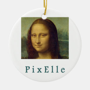 Adorno De Cerámica Pixelle femme