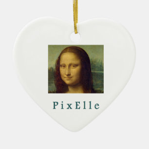 Adorno De Cerámica Pixelle femme