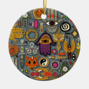 Adorno De Cerámica pizarra de talismanes