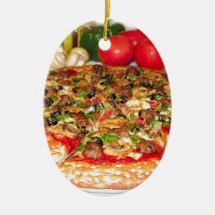 Adorno De Cerámica Pizza italiana