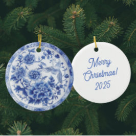 Adorno De Cerámica Placas blancas azules chinas personalizadas