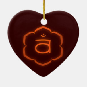 Adorno De Cerámica Placer Chakra Ornament