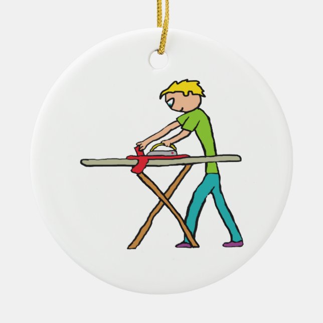 Adorno De Cerámica Planchar (Frente)