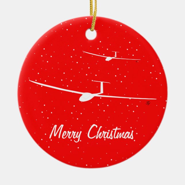 Adorno De Cerámica Planeador (Frente)