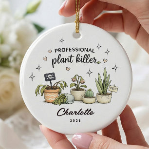 Adorno De Cerámica Planta profesional personalizada de Navidad para u