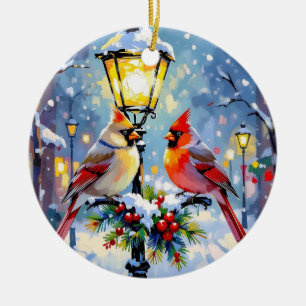 Adorno De Cerámica Plantilla de foto de Navidad personalizada de card