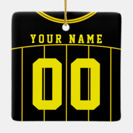 Adorno De Cerámica Plantilla de Jersey de Fútbol de Nombre y Número