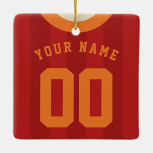 Adorno De Cerámica Plantilla de Jersey para Deportes de personalizabl