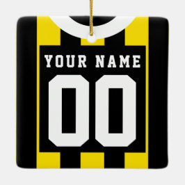 Adorno De Cerámica Plantilla de número de Jersey de Rugby de Fútbol d