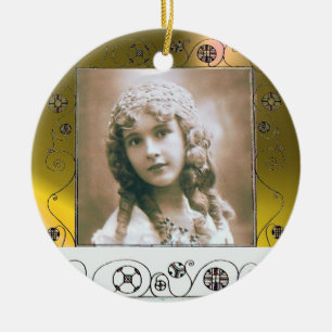 Adorno De Cerámica PLANTILLA FOTOGRÁFICA DE HINCHAS MÁGICAS, Topacio