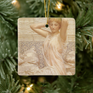 Adorno De Cerámica Plata de Albert Joseph Moore, Arte Fino Victoriano