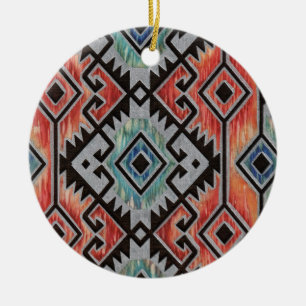 Adorno De Cerámica Plata del sudoeste