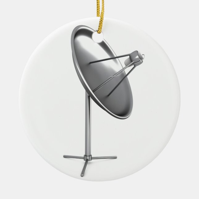 Adorno De Cerámica Plato satelital (Frente)