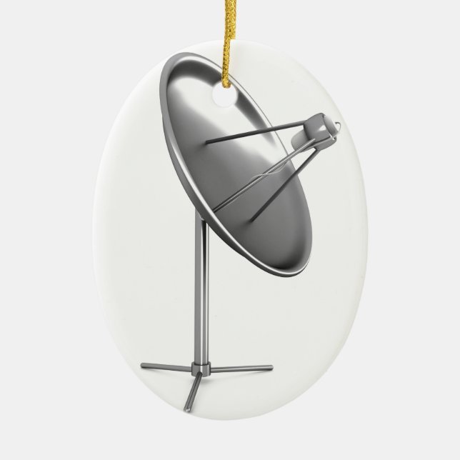 Adorno De Cerámica Plato satelital (Frente)