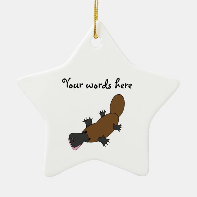 Adorno De Cerámica Platypus (Frente)