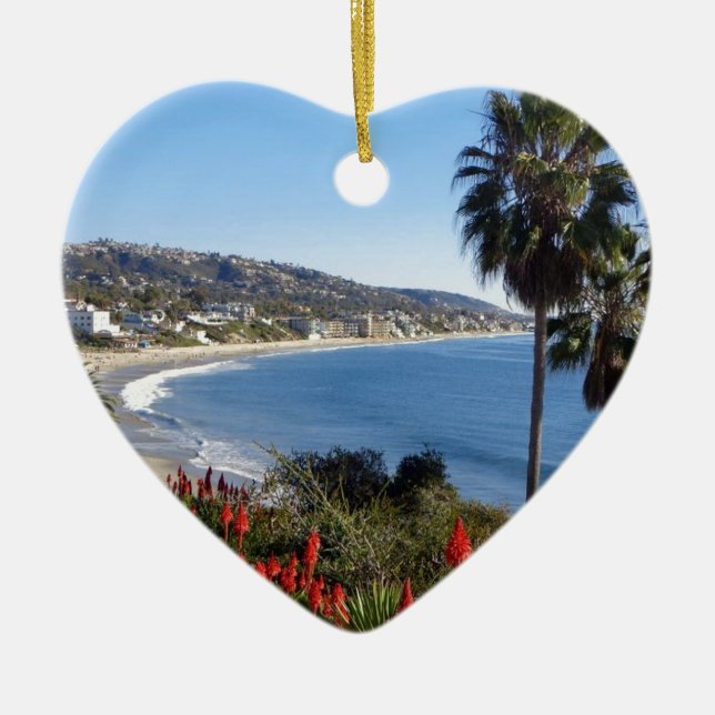 Adorno De Cerámica playa California de Laguna (Frente)