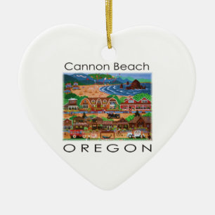 Adorno De Cerámica Playa Cannon ~ Oregon