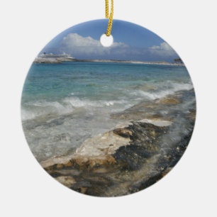 Adorno De Cerámica Playa de Bahama