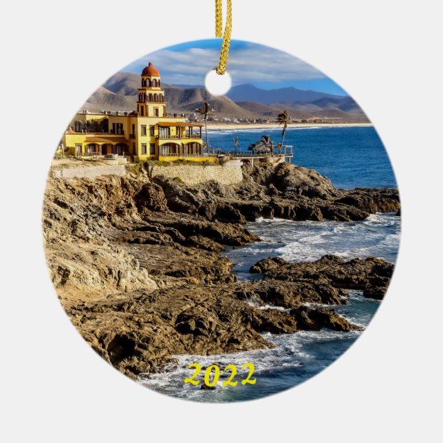 Adorno De Cerámica Playa de Cerritos, Hacienda, (Frente)