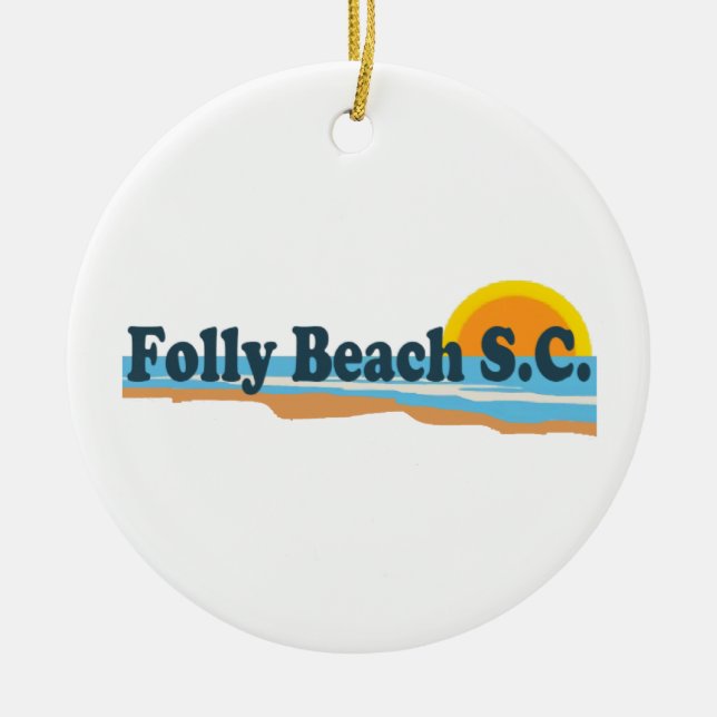 Adorno De Cerámica Playa de la locura (Frente)