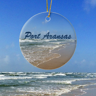 Adorno De Cerámica Playa de Port Aransas en Texas