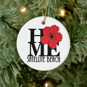 Adorno De Cerámica Playa de satélite de origen