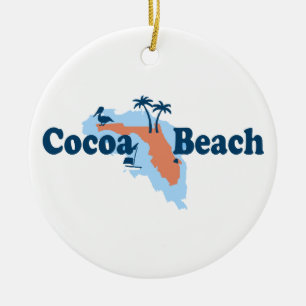 Adorno De Cerámica Playa del cacao - diseño del mapa