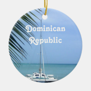 Adorno De Cerámica Playa en el Dominican