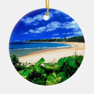 Adorno De Cerámica Playa Haena Kauai Hawaii