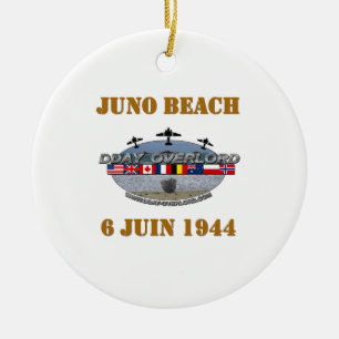 Adorno De Cerámica Playa Juno 1944 Normandía