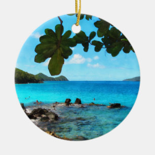 Adorno De Cerámica Playa Pacífica St Thomas