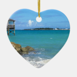 Adorno De Cerámica Playas de arena blanca en Bahamas