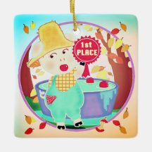 Plaza de cerdo del primer premio