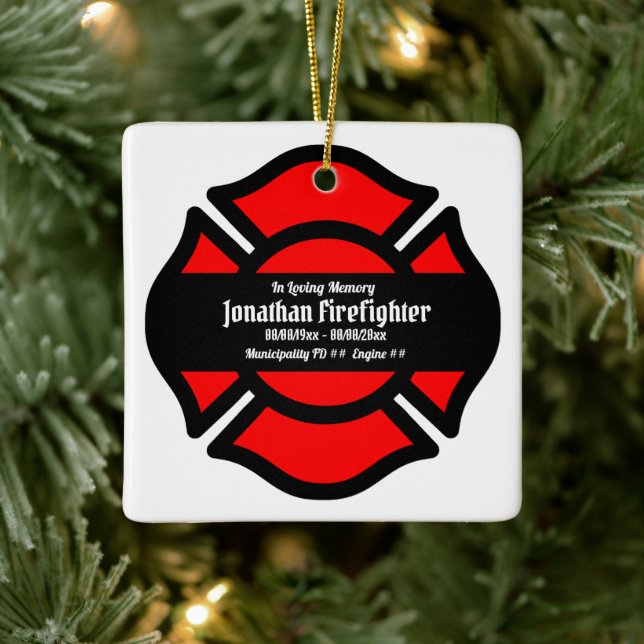 Adorno De Cerámica Plaza de la Cruz de St. Florian (estilo 3) (Árbol)